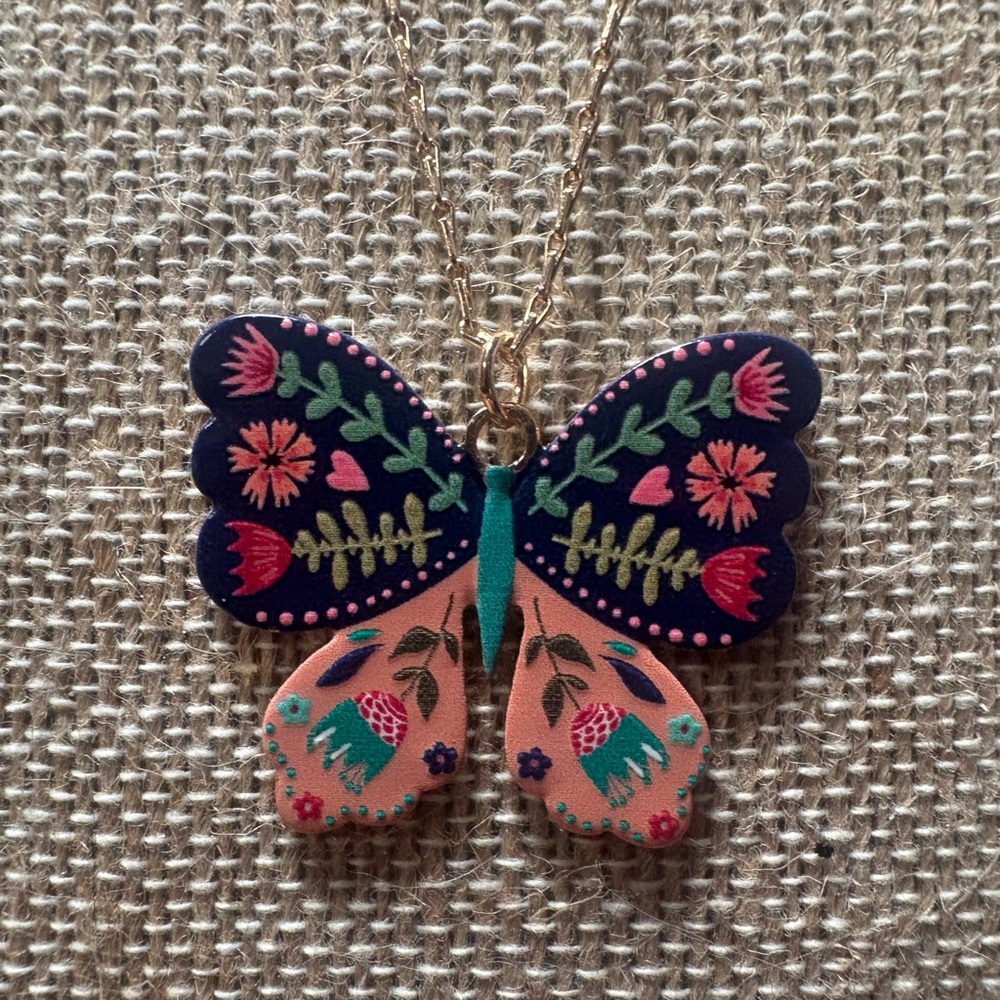 Butterfly Pendant Necklace